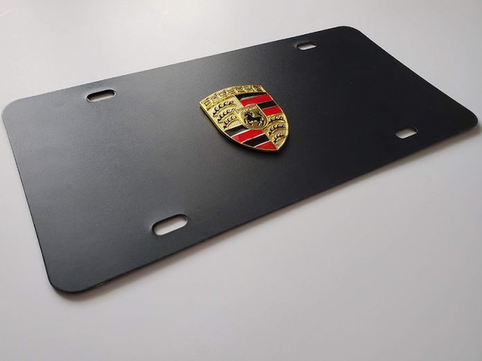 HOT! Porsche Panamera front vanity license plate - SALE!